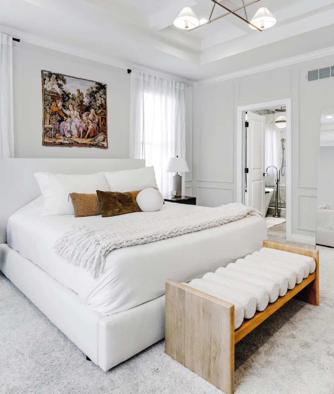 Custom bedroom remodel by Cabinet Creations in Rochester, MI with a bright primary suite and modern